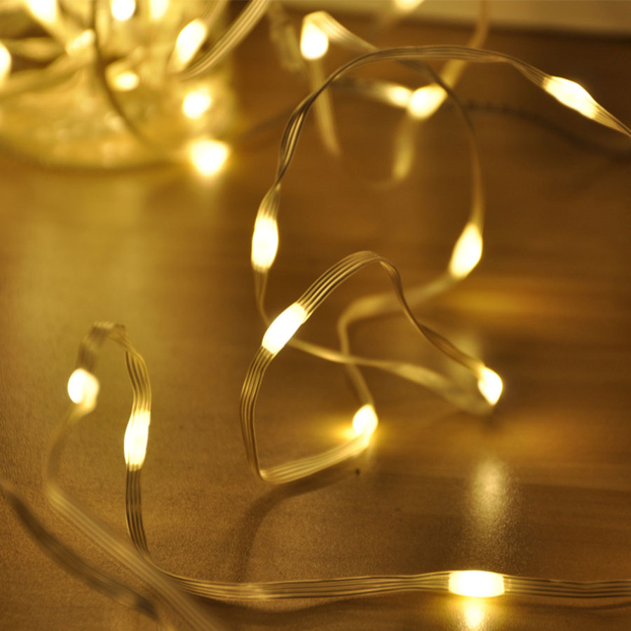 Green PVC Wire Solar String Light 20/50/100M Outdoor Solar Fairy Light Copper Wire Solar Christmas Light for Garden Patio Party