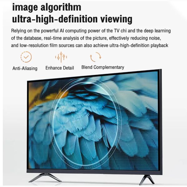 50 Inch 2K QLED Smart TV LCD Screen ATV DTV DVB-T2 S2 CI HDTV