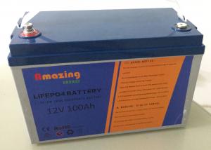 Quality MSDS 1280Wh Lithium Iron Phosphate Battery 12V 100Ah 3000 Cycles wholesale