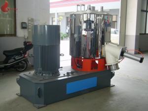 800L 110Kw Stainless Steel High Speed Mixer for PVC Plastic , 1000 - 1250 Kg/Hour