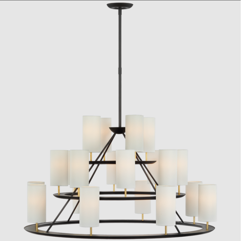 Brass Body Suspended Pendant Light with Customizable Design and 50000 Hours Lifespan for Modern Living Spaces