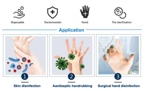 Hospital Grade Chemical Formula Antibacterial Hand Gel , Moisturizing Hand Sanitizer