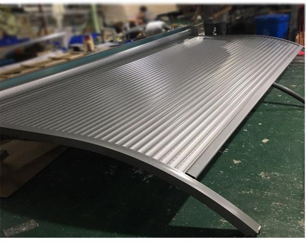 Aluminum Motorized Conservatory Awning Roof Retractable Roller Shutter