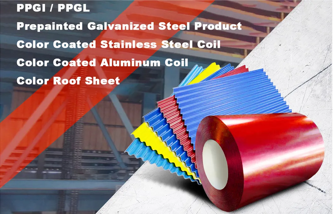 Printed Color Coated Coil Galvanized Steel Coil PPGI