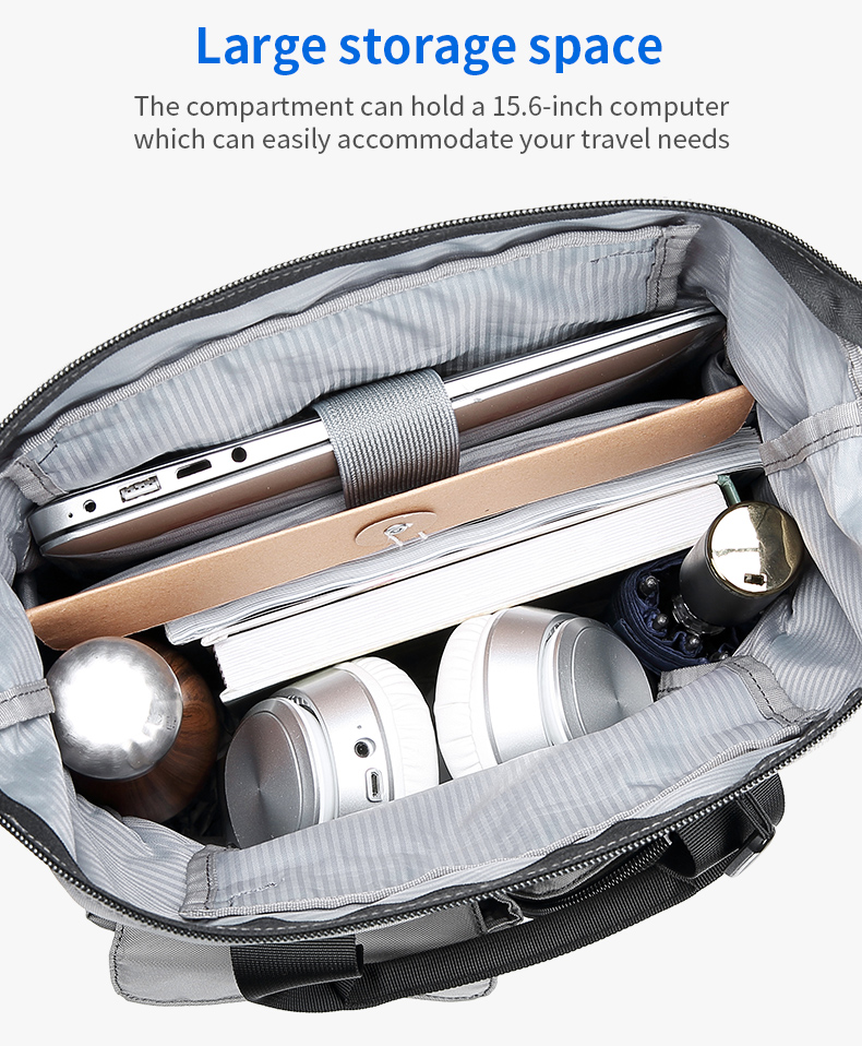 Customization Business Laptop Briefcase Business Shoulder Bag 34cm Height