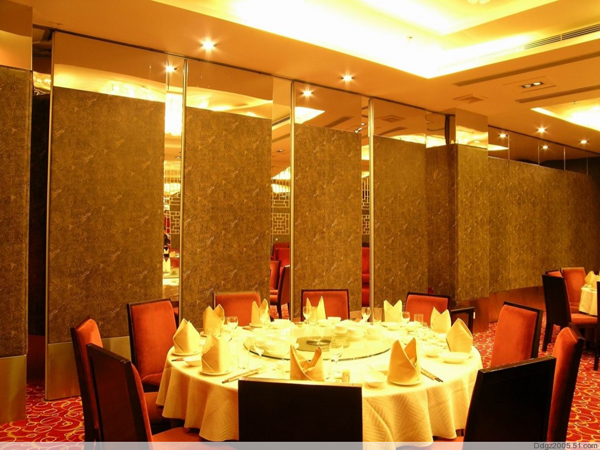 Restaurant Interior Acoustic Movable Partition Walls