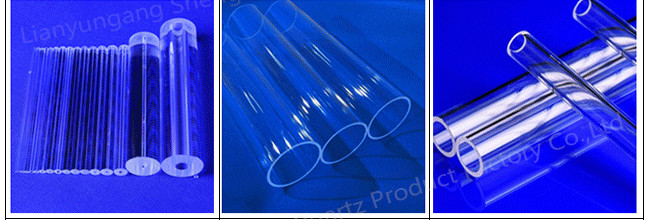 Precise Dimension Glass Test Tubes Large Transparant 100-400 OD DiameterUv Protection Fused Quartz Tube , Silica Glass
