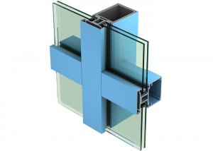 China Oxidation Resistance Industrial Aluminium Extrusion Sections , Curtain Wall Profile on sale