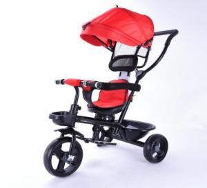 China CE Certified Anti Slip  Stroller Trike Combo Little Kids Tricycle With Push Handle on sale