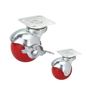 Quality 2 Inch PP 55lbs Loading Furniture Casters With Swivel Plate wholesale