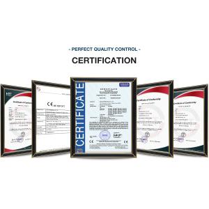 Swansoft Machinery Co., Ltd Certifications