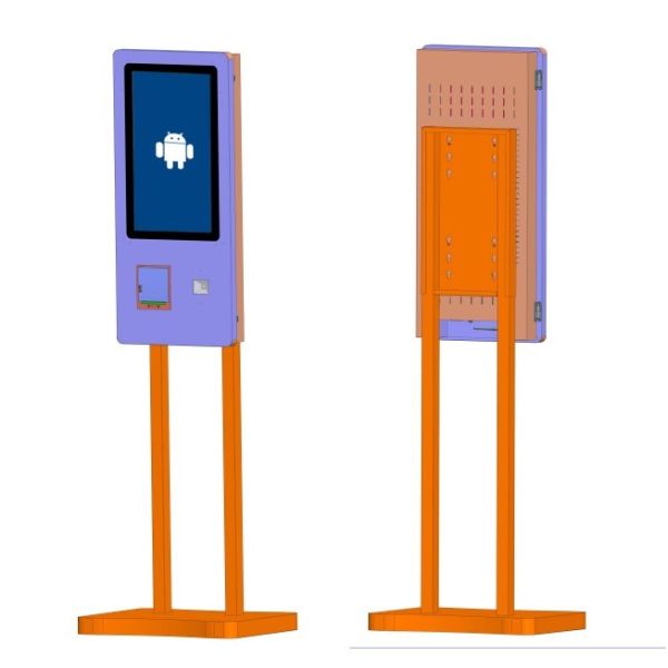 21.5 inch Vertical Self-Service Ordering Kiosk Android System Self Cash Payment Pos