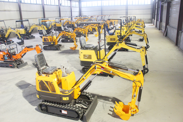 1 Ton Earth Moving Machinery Excavator with Free Bucket and Max Digging Radius 1320mm
