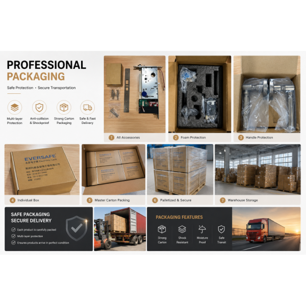 Free Management Software & SDK Provided High-Impact RFID Hotel Lock System | Split-Type Design + Auto-Locking |