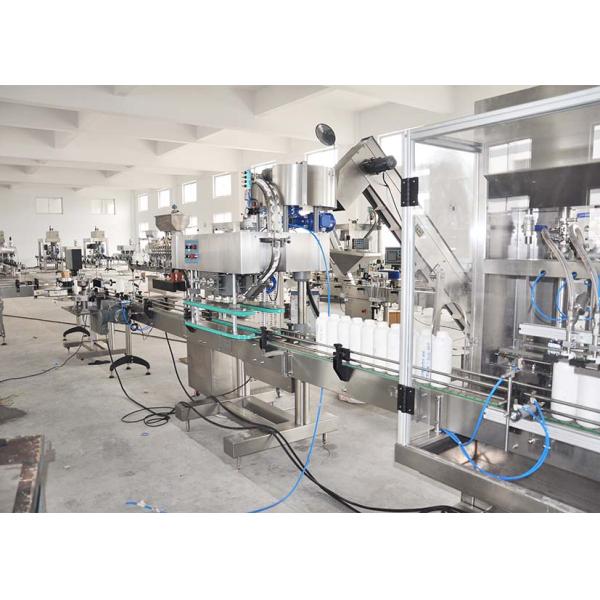 Agrochemica Bottle Filling Line / High Speed Liquid Pesticide Filling Machine Line