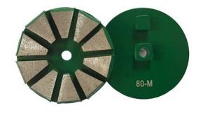 China 80mm 125mm Stone Grinding Disc , Diamond Concrete Floor Polishing Pads on sale