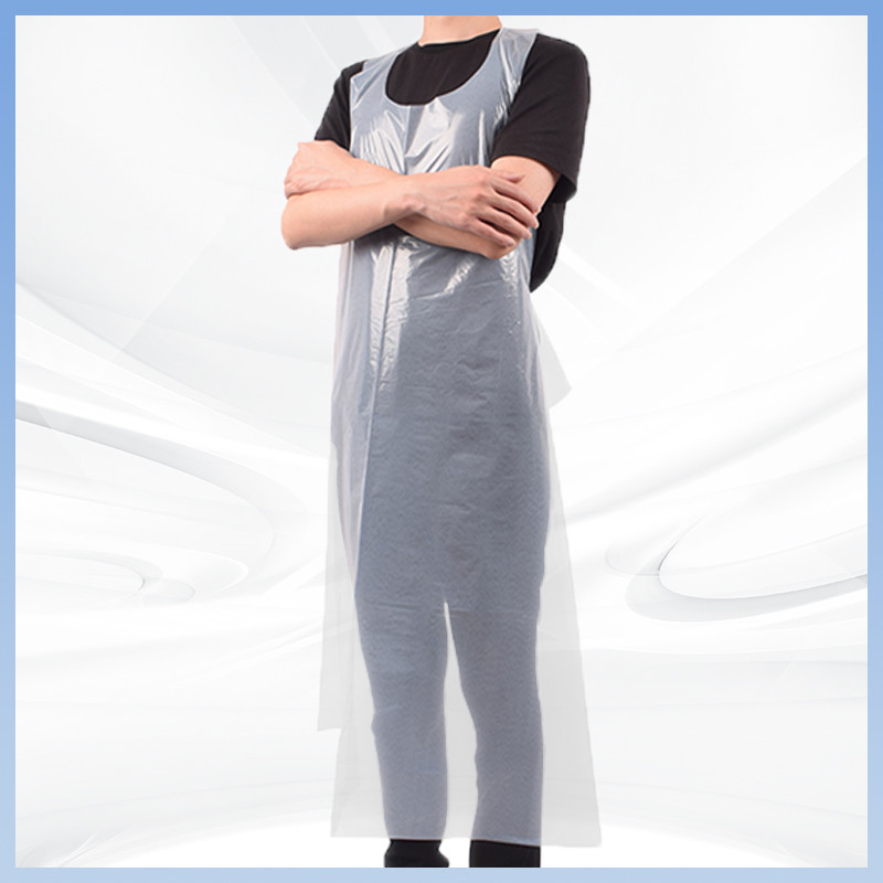 OEM Lightweight Disposable Poly Aprons For Food Processing Cooking