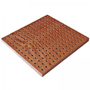 Sound Resistant PVC Perforated Laminated Wooden Gypsum Boards