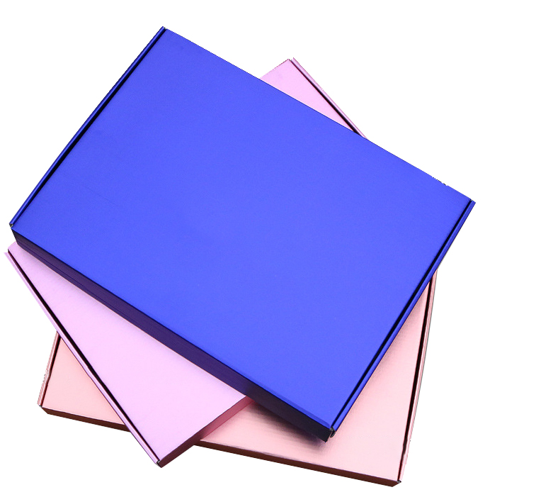 Wholesale Customized Recycled Paper Board Color Apparel Corrugated Mailing Boxes Folding Corrugated Box