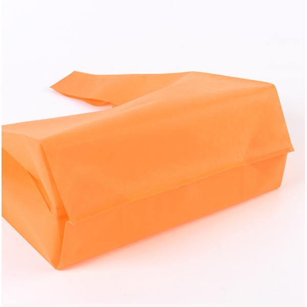 50Gsm Virgin Polypropylene Non Woven Vest Bag Laminated Custom Non Woven Tote Bags