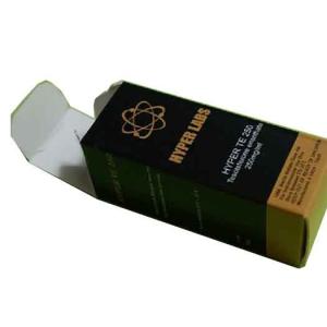 Cardboard 10ml Bottle Boxes Printing Hologram Foil With Glossy Finish