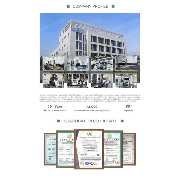 Hard Disk Shredder Waste Aluminum Shredder Electric Metal Shredder Metal Recycle Plant Equipment