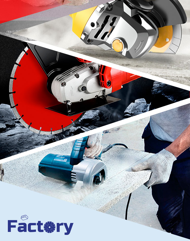 Stone Cutting Disc Customized with OBM Support T Type Protection Teeth Diamond Tools