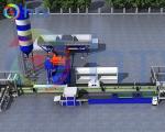 High Power Automatic Wet Cast Machinery With PLC Control System