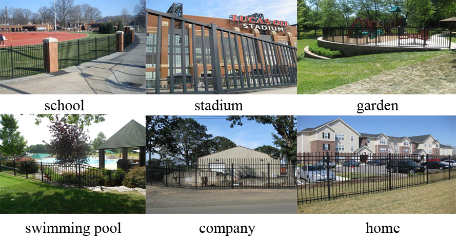 Tubular Garrison Fence/ Australia Security Commerical Garrison Fence Panel/ Black Garrison Fence