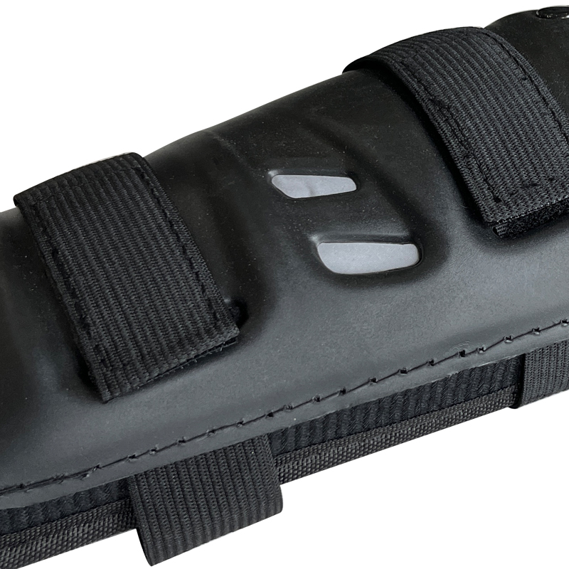 Outdoor Sports Knee Pads in Black EVA Material Four-Piece Set for Motorbike Protection