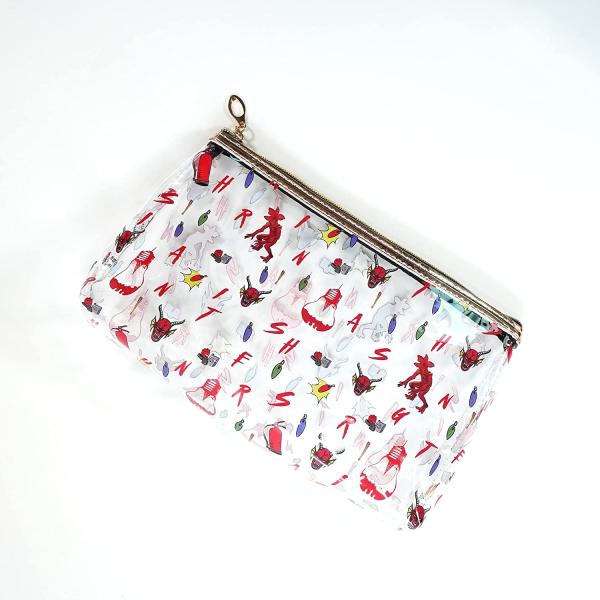 Lightweight and waterproof Crystal Clear Makeup Bags, Stranger School Things