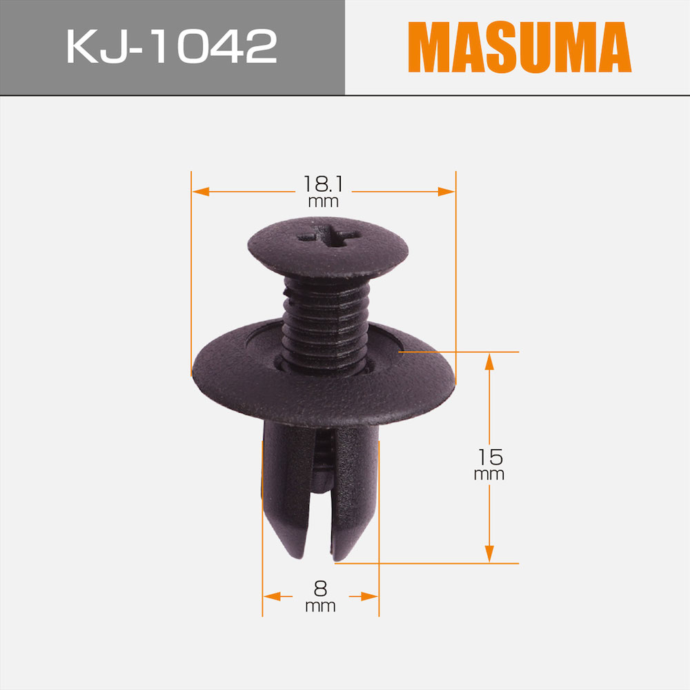 12*12*2cm Nylon Plastic Retainer B092-51-833 for TOYOTA CAMRY GRACIA by KJ-1042 MASUMA