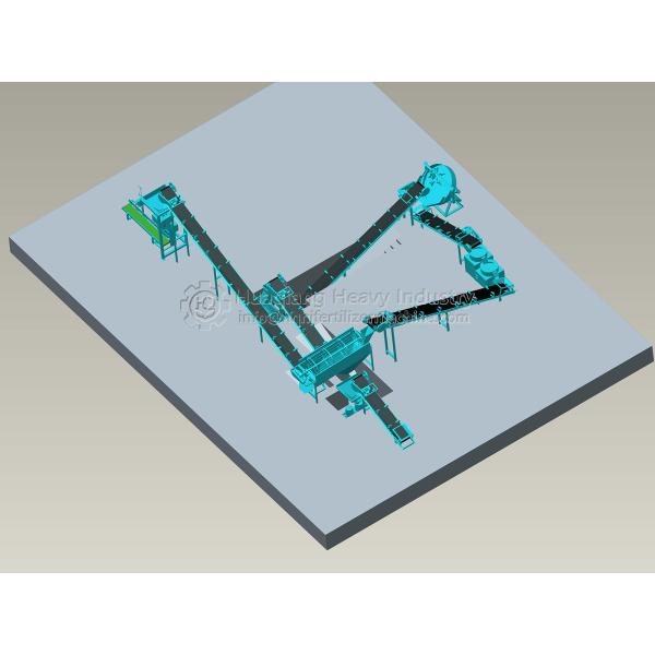 Continuous Working Ammonium Sulfate Granulation Fertilizer Production Line