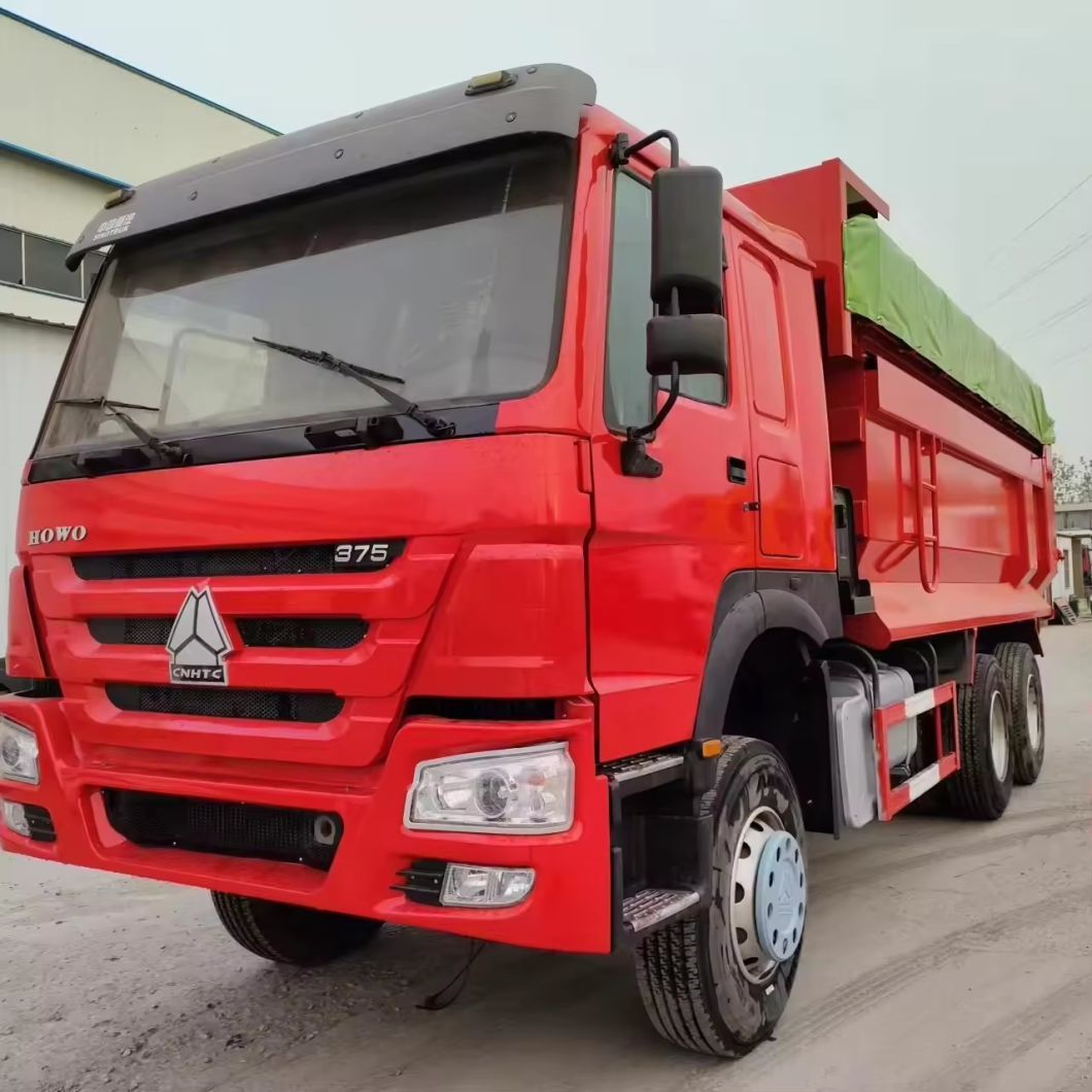 Good Condition 375HP HOWO 6X4 Tippers Truck 25t Heavy Duty Dump Truck