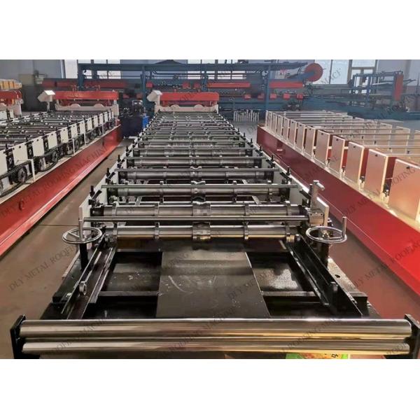 Galvanized Coil 0.8mm Trapezoidal Roll Forming Machine 4m/Min