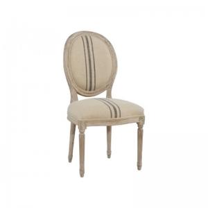 Quality french style upholstered dining chairs oak chair linen fabric chair accent chair wholesale