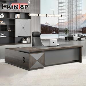 Quality Classic Style CEO Desk Large Desk With Drawers Wooden Material wholesale