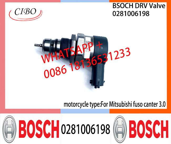 BOSCH DRV Valve 0281006198 Control Valve 0281006198 Applicable to Mitsubishi fuso canter 3.0