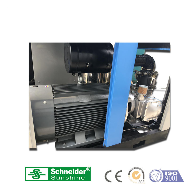 Large Capacity Industrial Oilless Air Compressor 110KW With Air Dryer