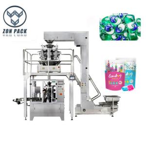 China Counting Zip Lock Pouch Packing Machine For Laundry Pods on sale