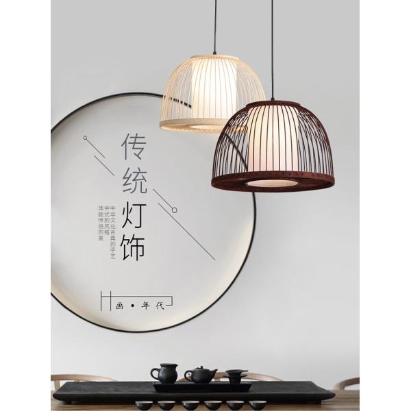 Chinese style bamboo chandelier bamboo Lantern restaurant bar bamboo lamp(WH-WP-81）