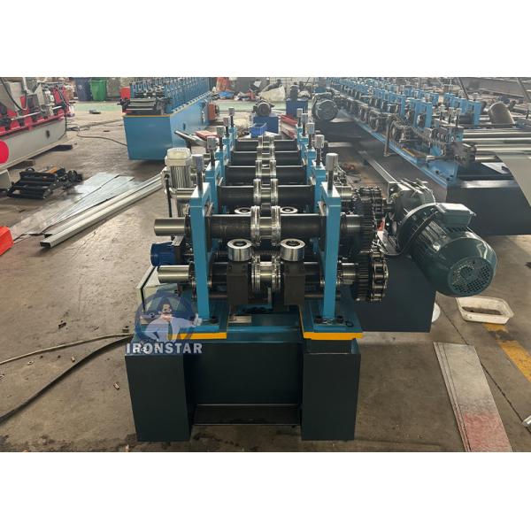 “India Standard Automatic Upright Rack Roll Forming Machine CType Pallet Beam Goods Shelf Profile Forming Machine Heavy Duty C Type Pallet Beam Roll