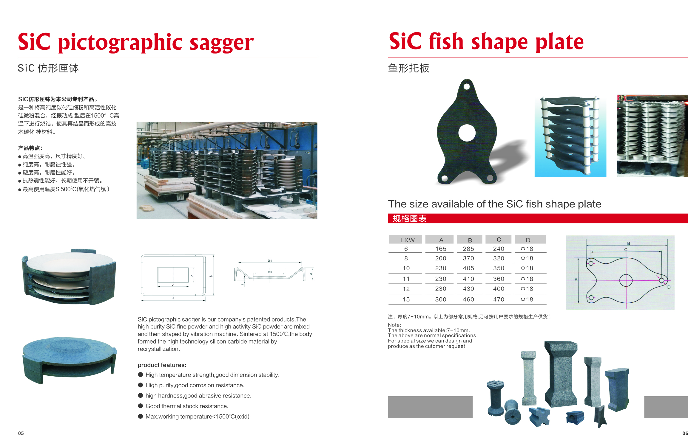 Ladle Tundish Slide Gate Plate High Resistance and 85% SiC Content for Refractory Us