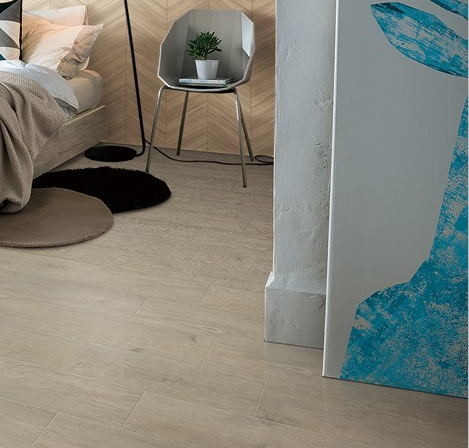 1200x200 Matt Ceramic Floor Tiles / Bedroom Wood Pattern Indoor Porcelain Tiles