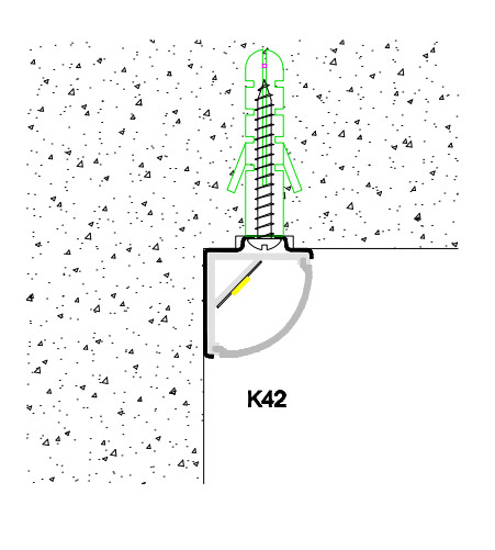 PMMA 1m 2m 3m IP20 Led Corner Aluminum Profile For 10mm Strip