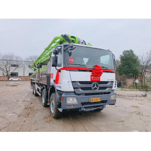 2013 Used Zoomlion ZLJ5440THBK 56m Concrete Pump Truck on Refurbished Mercedes-Benz Chassis