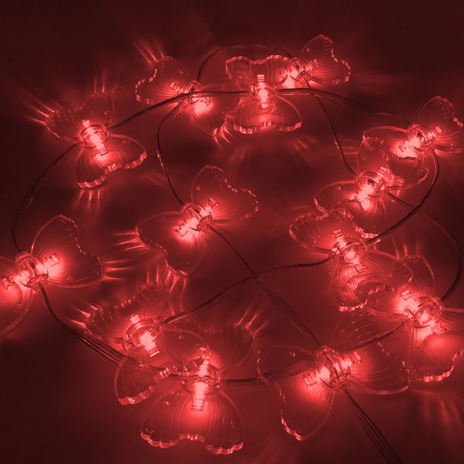 10.8lm/W Luminous 3D Pixel Led Butterfly Lights For Shopping Mall Decoration