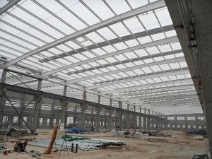 China Q355 Prefab Building Construction Metal Frame Galvanized Painted on sale