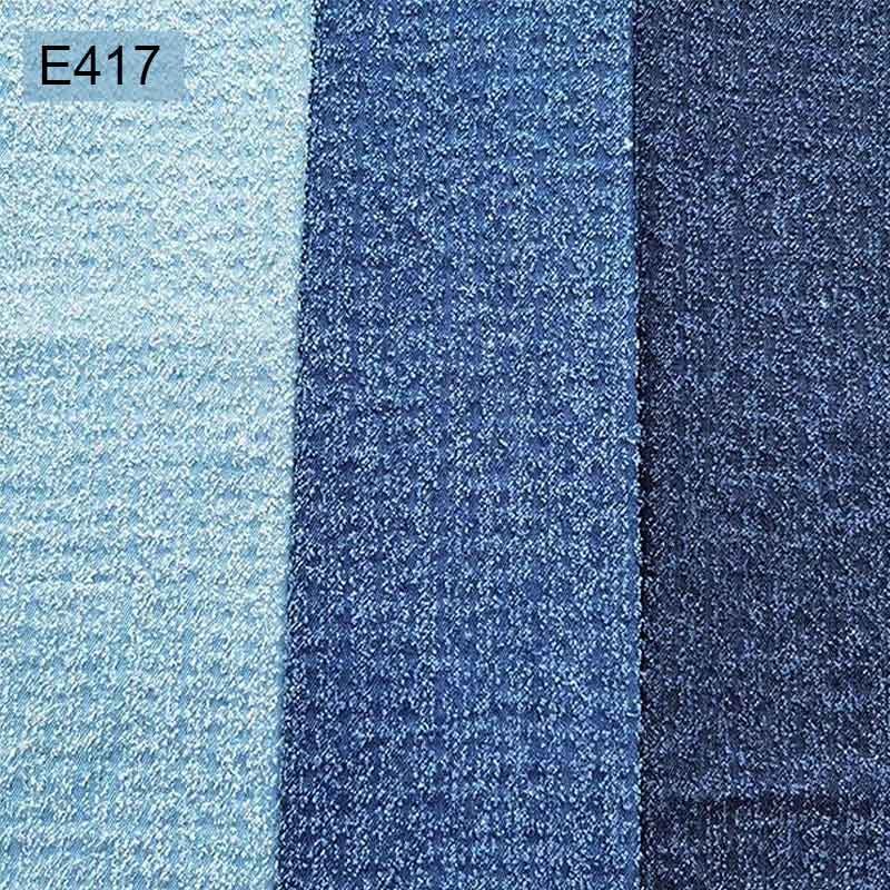 Customized 54.5 inch Jacquard Denim Fabric Women'S Jeans Denim Twill Fabric