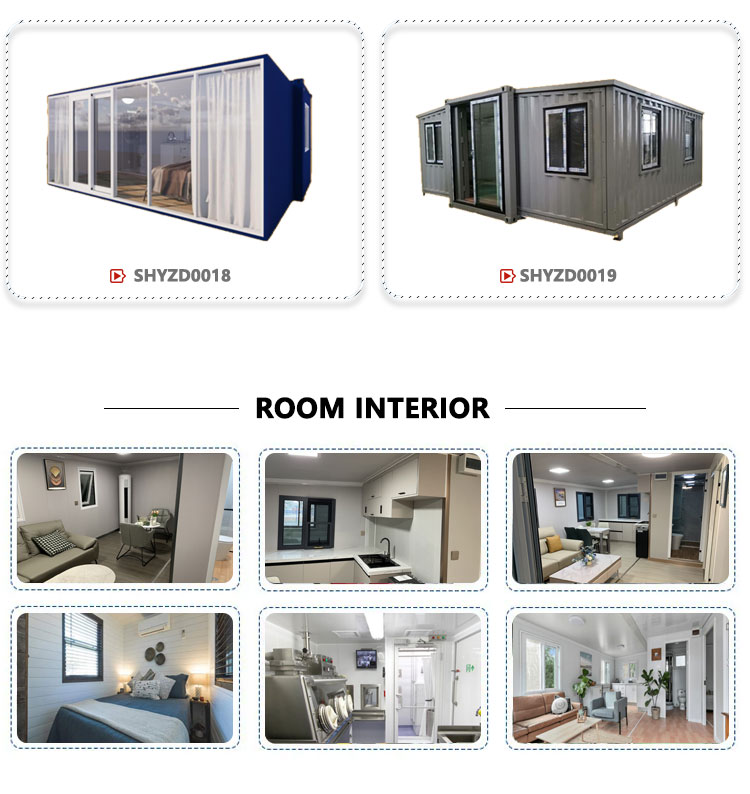 3 Bedrooms Luxury Collapsible Expanding Container Home House 20ft x 40ft MGO Board Floor